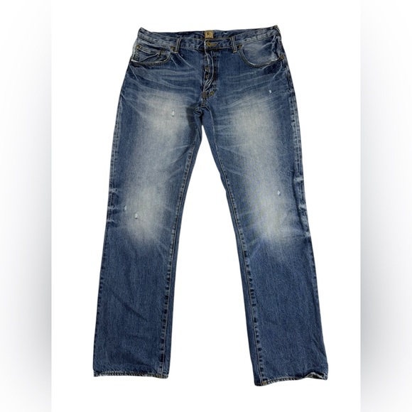 PRPS Barracuda Jeans Men's 38 Button Fly Distressed Japanese Cotton Denim Casual